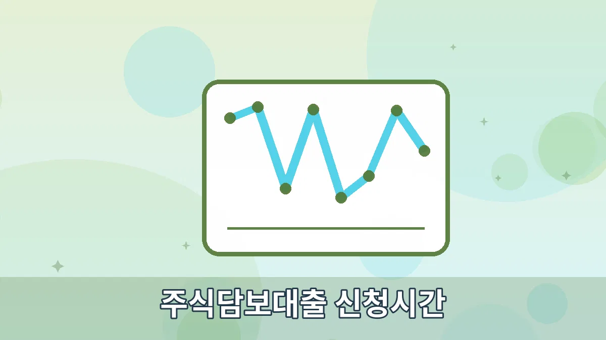 주식담보대출 신청시간 안내 이미지 2