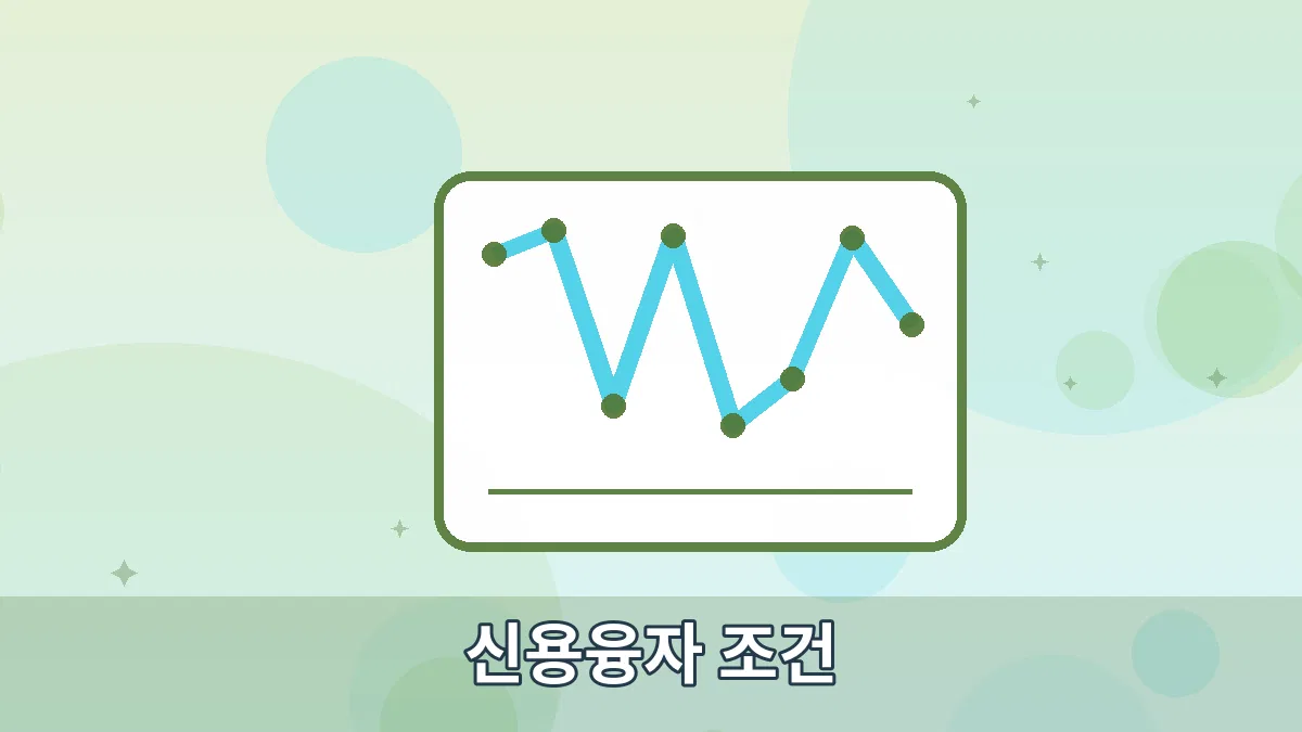 신용융자 조건 안내 이미지 2
