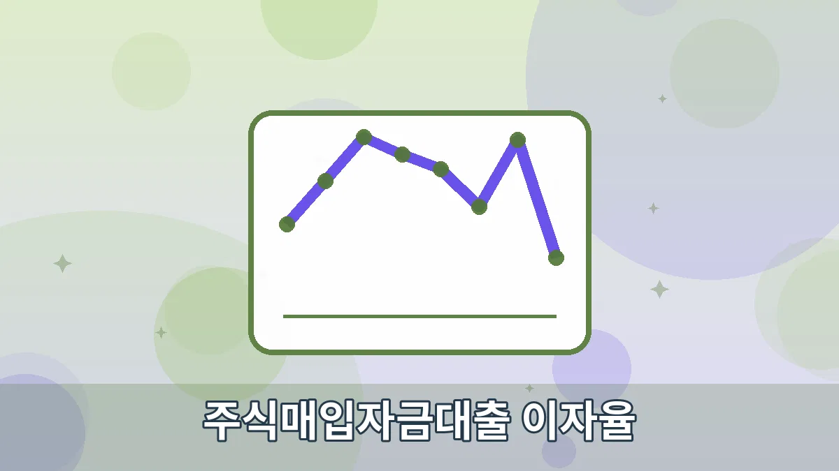 주식매입자금대출 이자율 안내 이미지 4