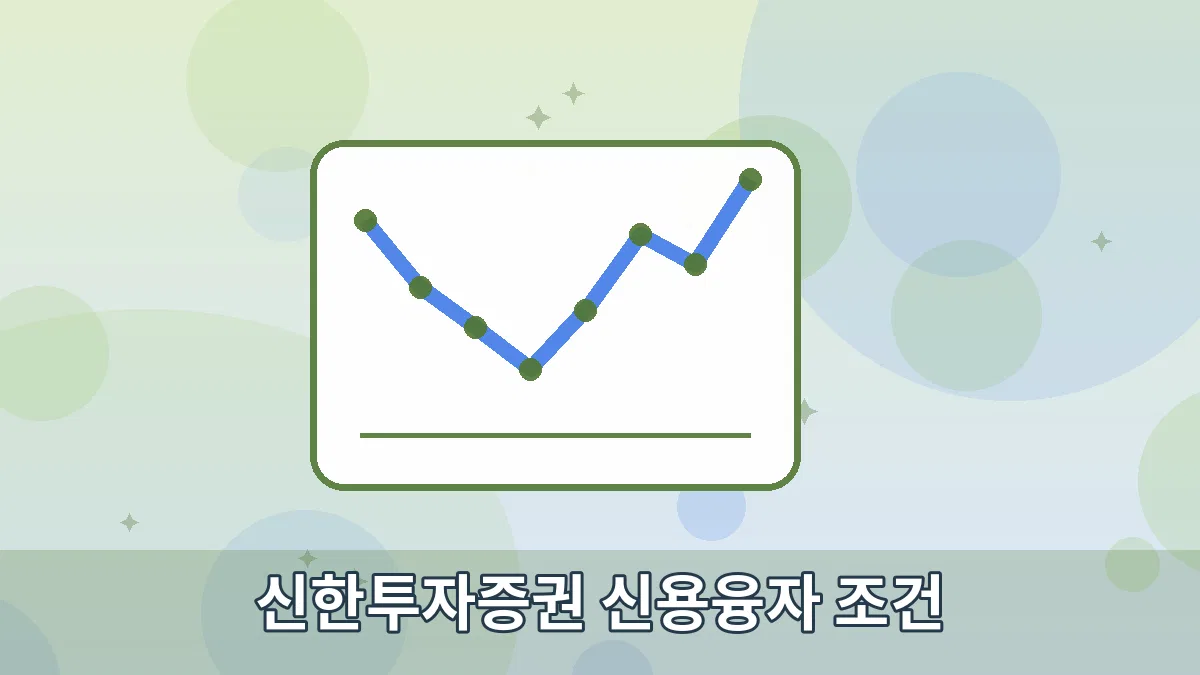 신한투자증권 신용융자 조건 안내 이미지 3