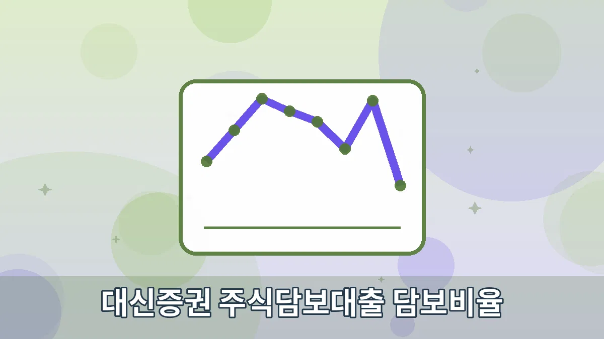 대신증권 주식담보대출 담보비율 안내 이미지 4