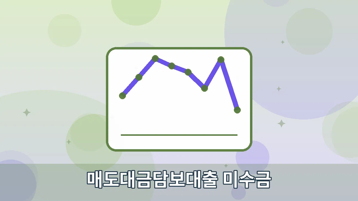 매도대금담보대출 미수금 안내 이미지 4