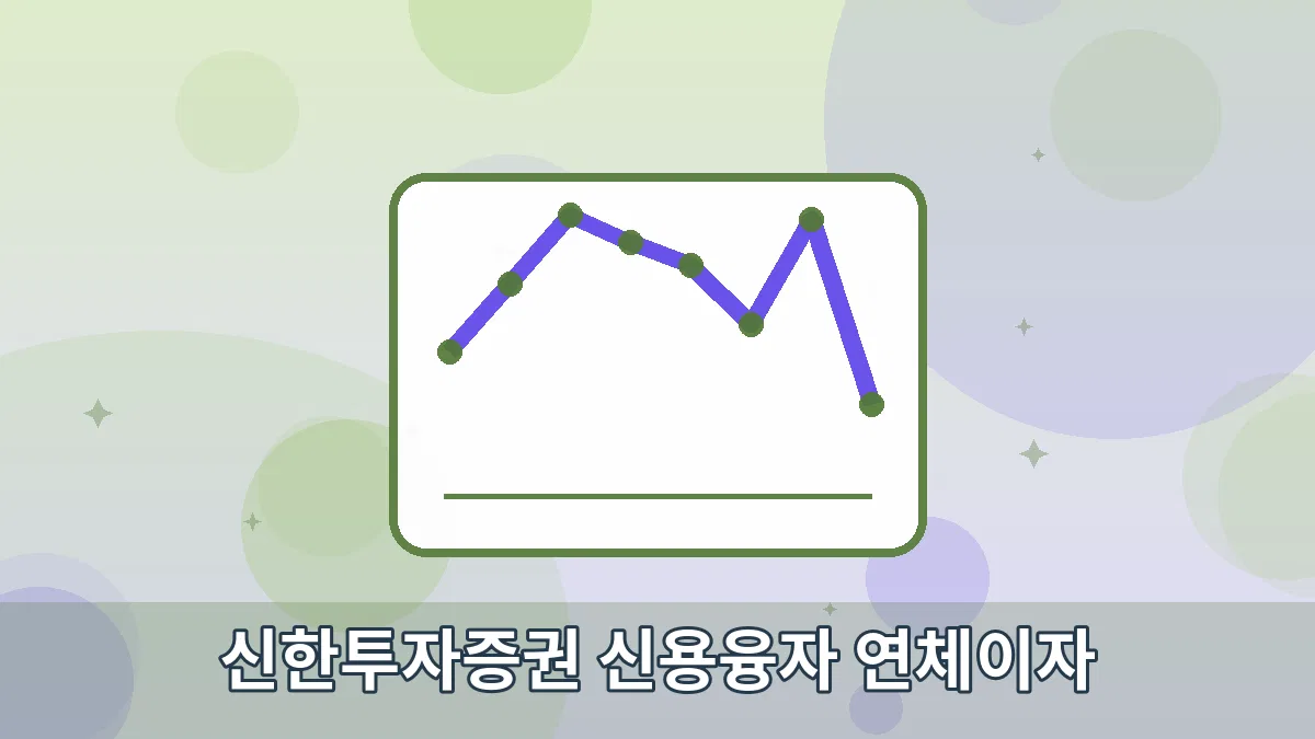 신한투자증권 신용융자 연체이자 안내 이미지 4