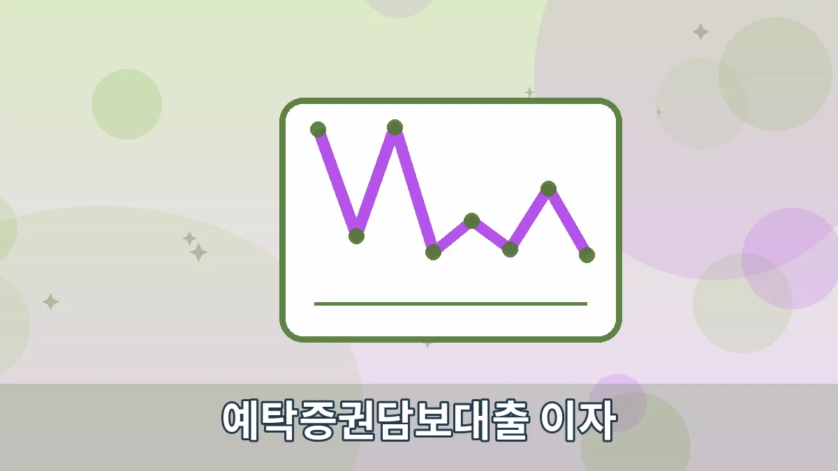 예탁증권담보대출 이자 안내 이미지 5