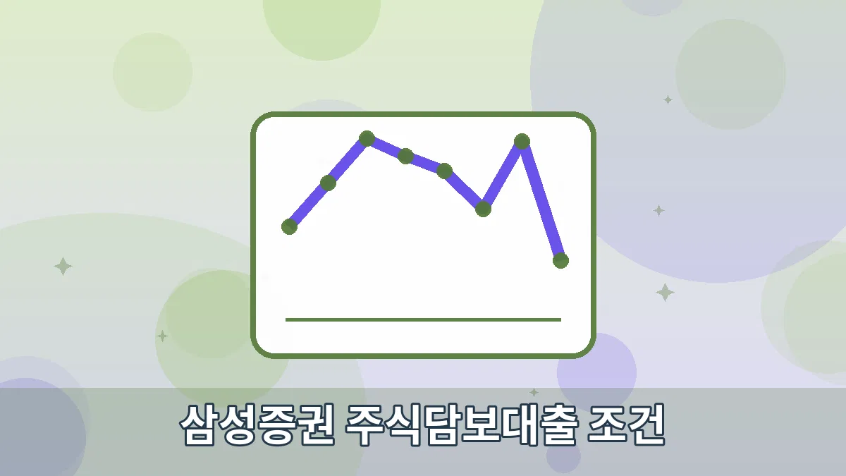 삼성증권 주식담보대출 조건 안내 이미지 4
